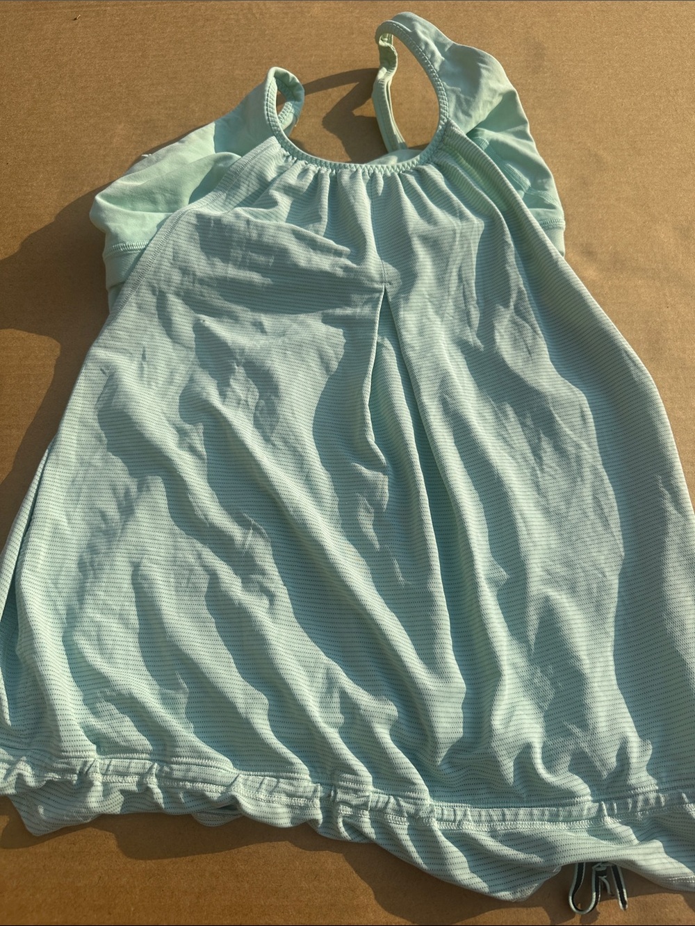 lululemon athletica Light Aqua Tank Top